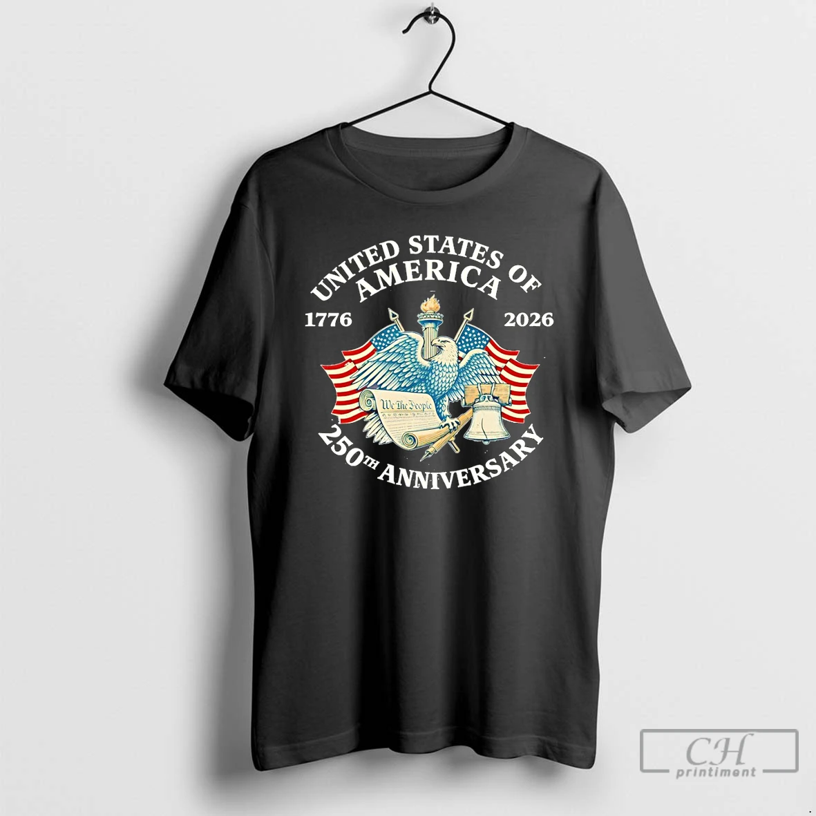 Premium United States Of America 250th Anniversary Independence Day 1776 2026 T Shirts Sweater Hoodie