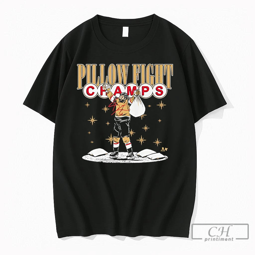 Premium Vegas Golden Knights Hockey Pillow Fight Champs Signature T Shirts Sweater Hoodie