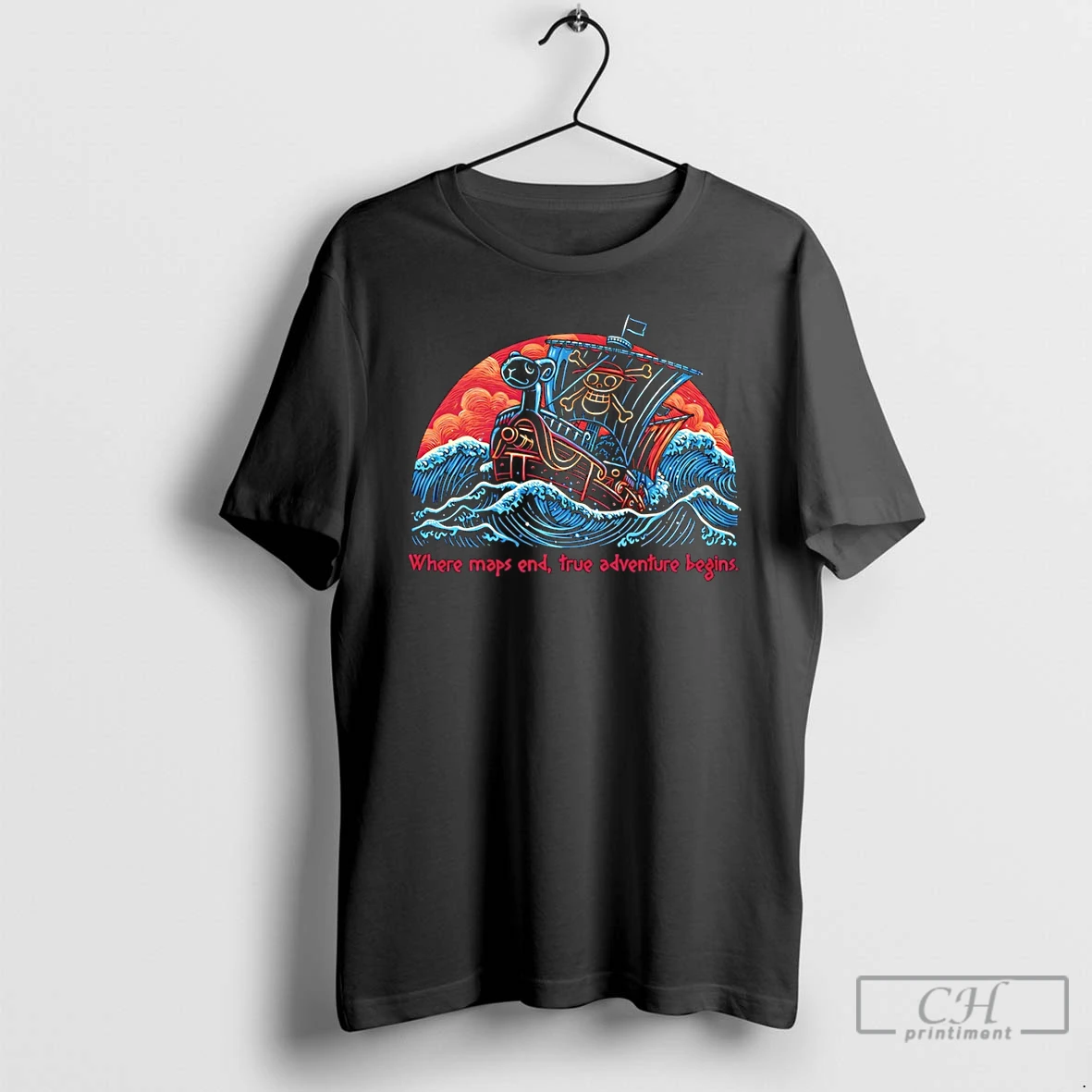 Premium Where Maps End True Adventure Begins One Piece T Shirts Sweater Hoodie