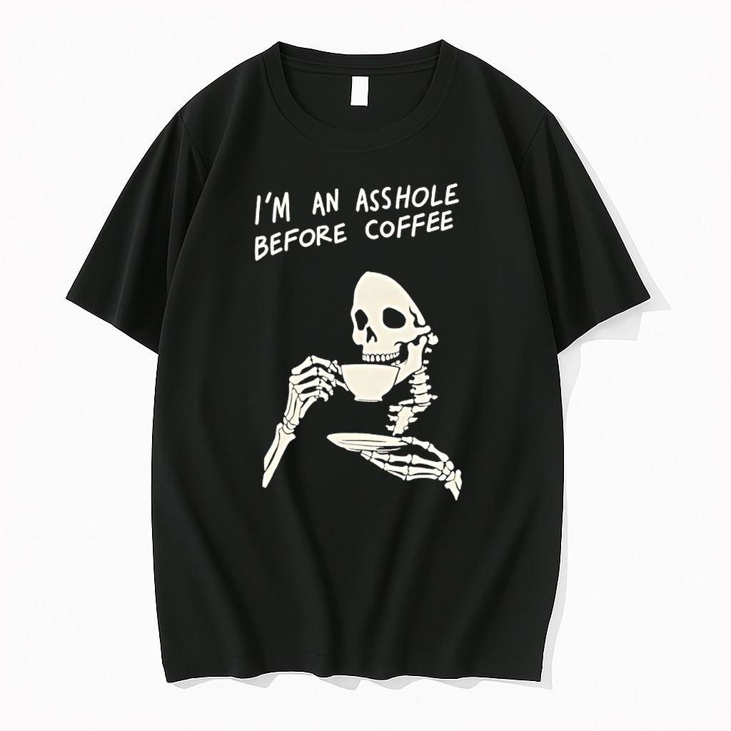 Reaper Im An Asshole Before Coffee Tshirts Sweater Hoodie