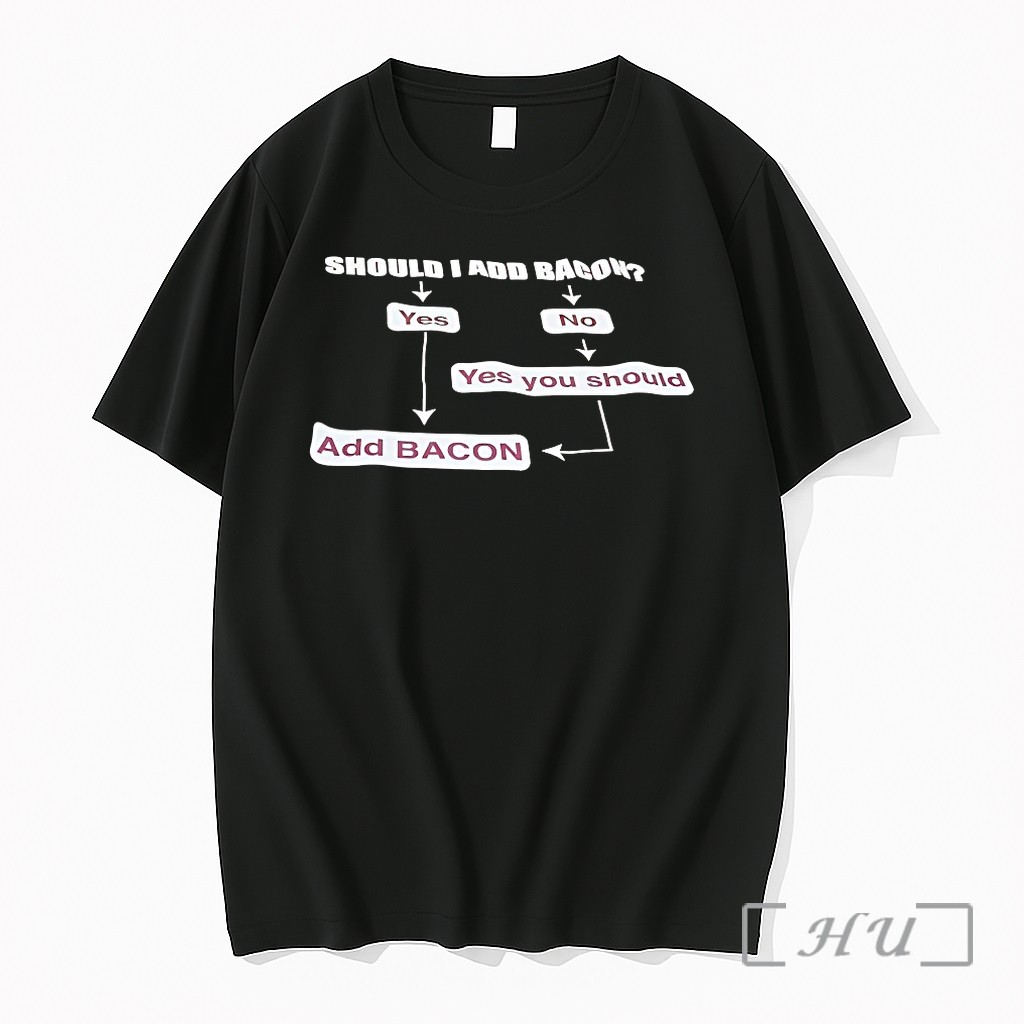 Should I Add Bacon Yes No Yes You Should Add Bacon Tshirts Sweater Hoodie