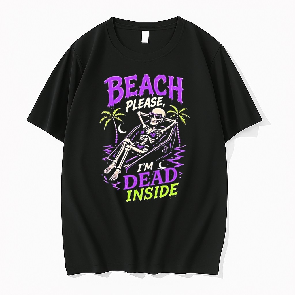 Skeleton Relax Beach Please Im Dead Tshirts Sweater Hoodie