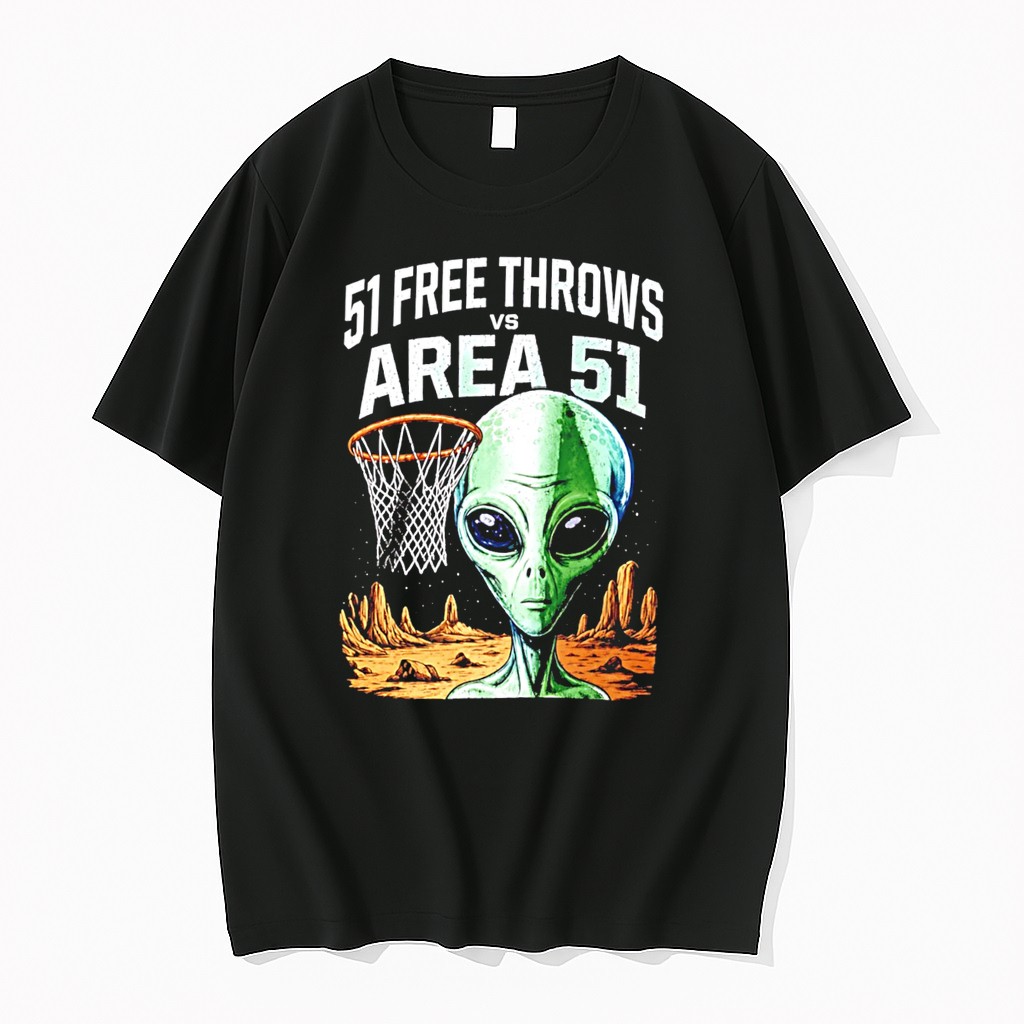 Victor Wembanyama San Antonio Spurs Alien 51 Free Throws Vs Area 51 Tee Tshirts Sweater Hoodie