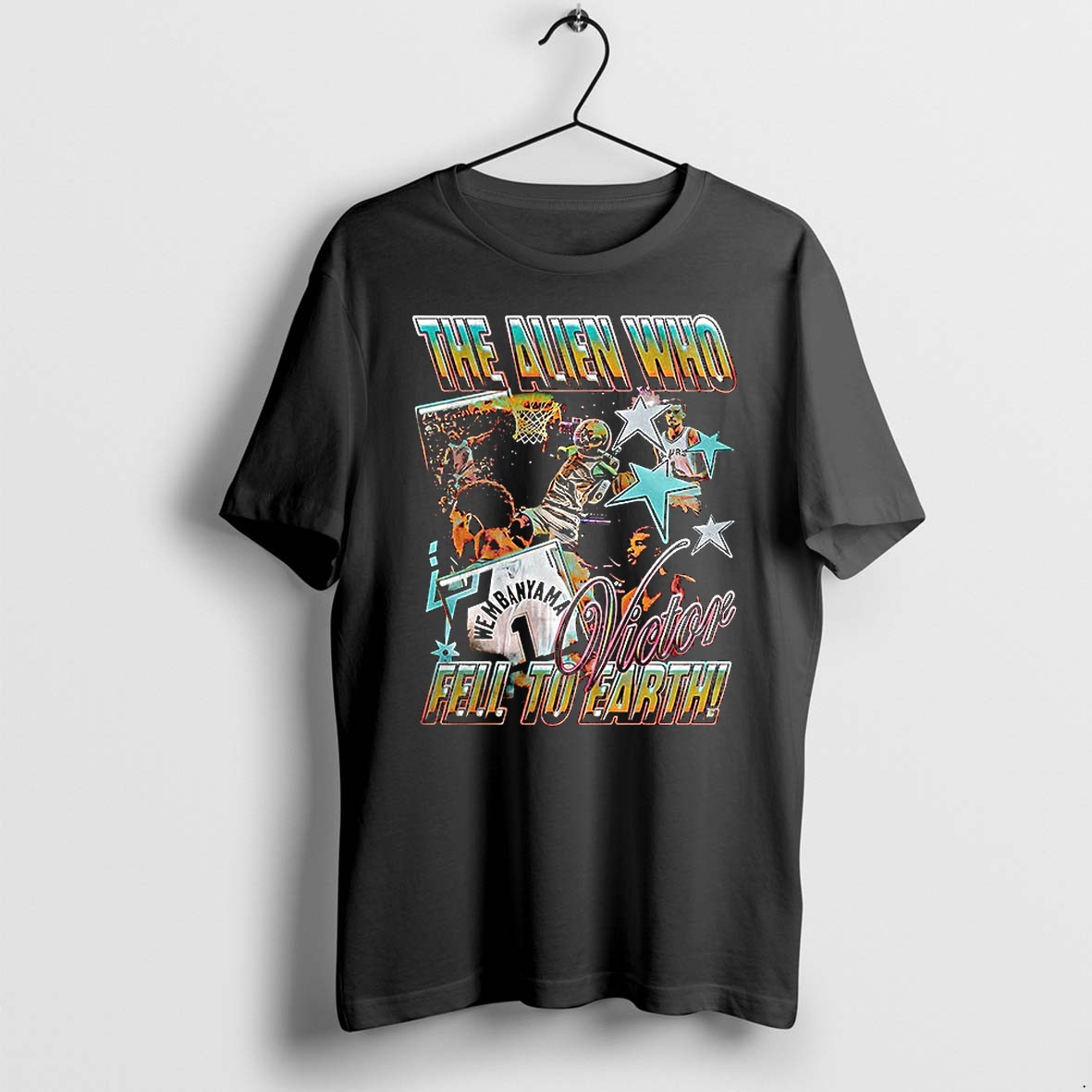 Victor Wembanyama San Antonio Spurs The Alien Who Fell To Earth Tshirts Sweater Hoodie