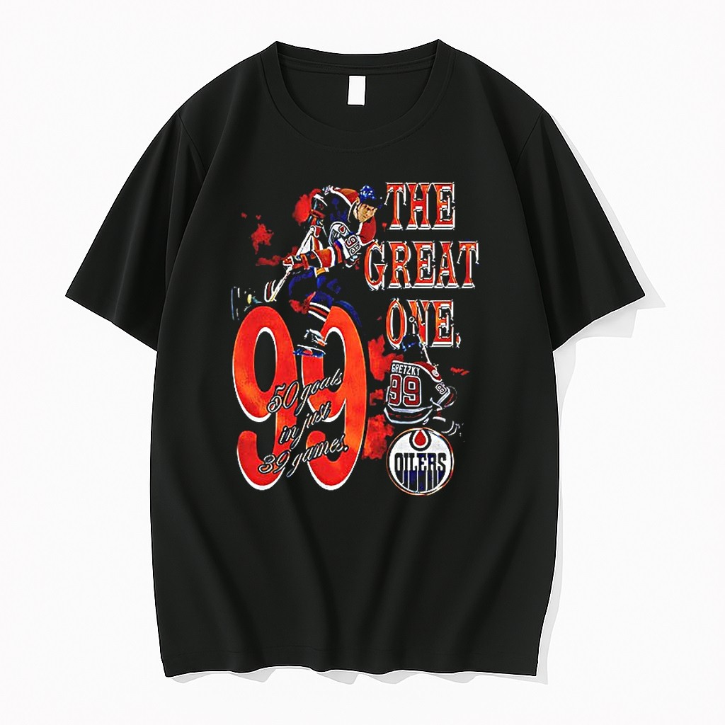 Wayne Gretzky Edmonton Oilers The Great One Tshirts Sweater Hoodie