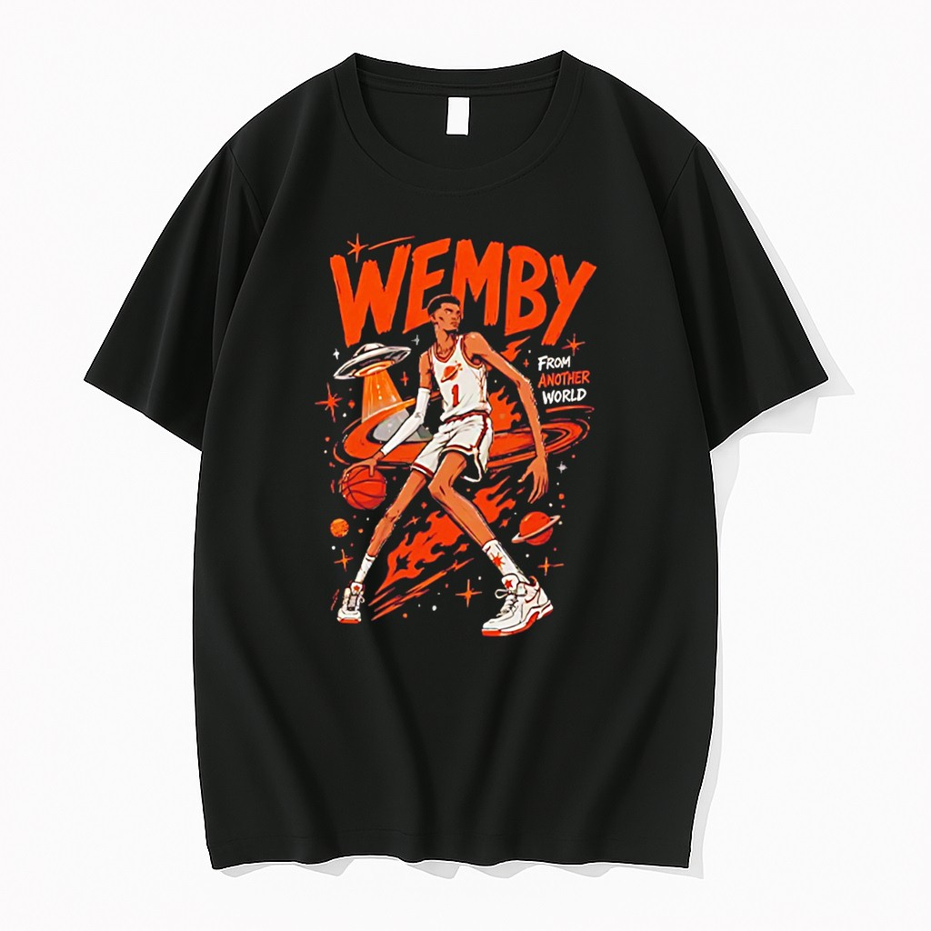Wemby From Another World Victor Wembanyama San Antonio Spurs Tee Tshirts Sweater Hoodie
