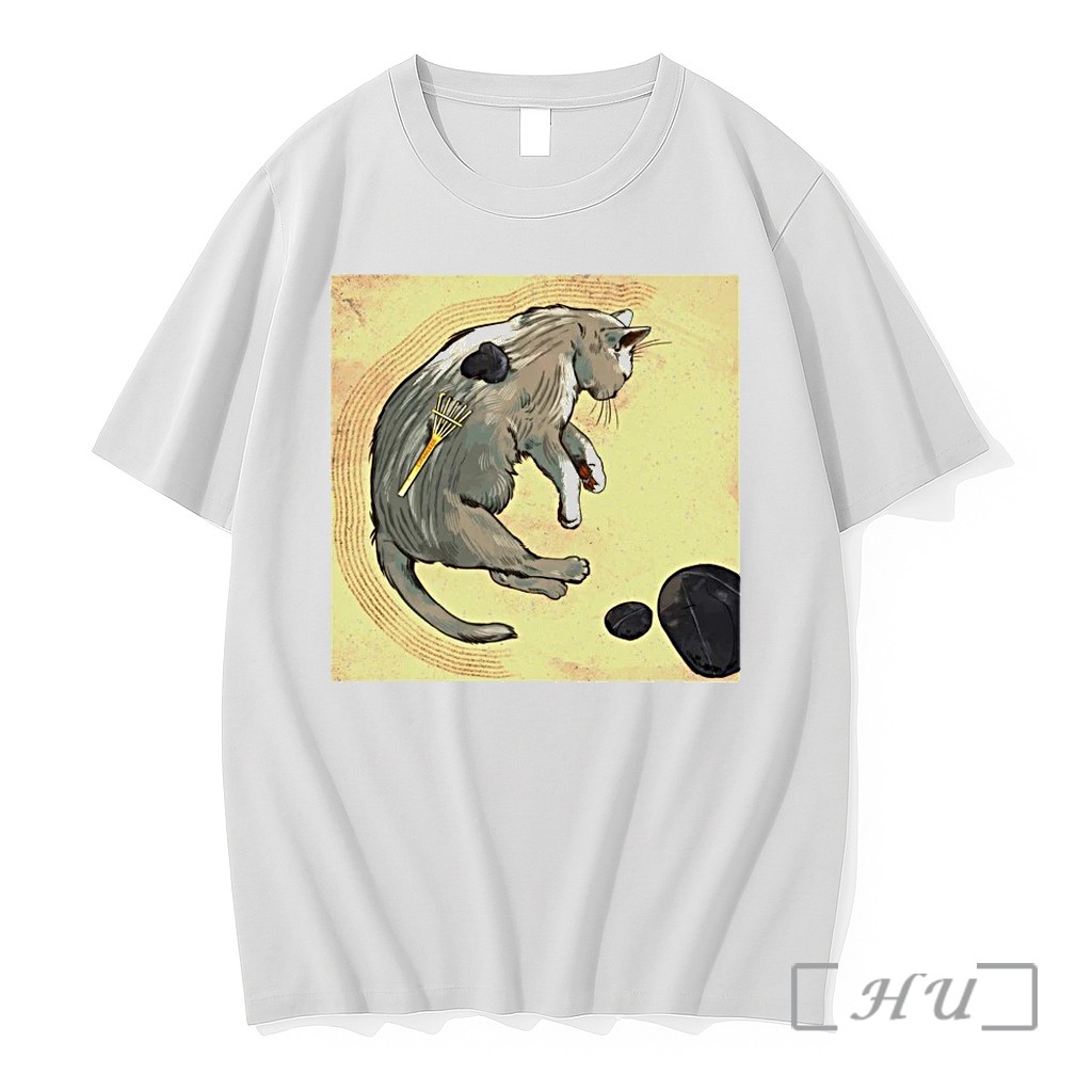 Zen Garden Kitty Art Tshirts Sweater Hoodie