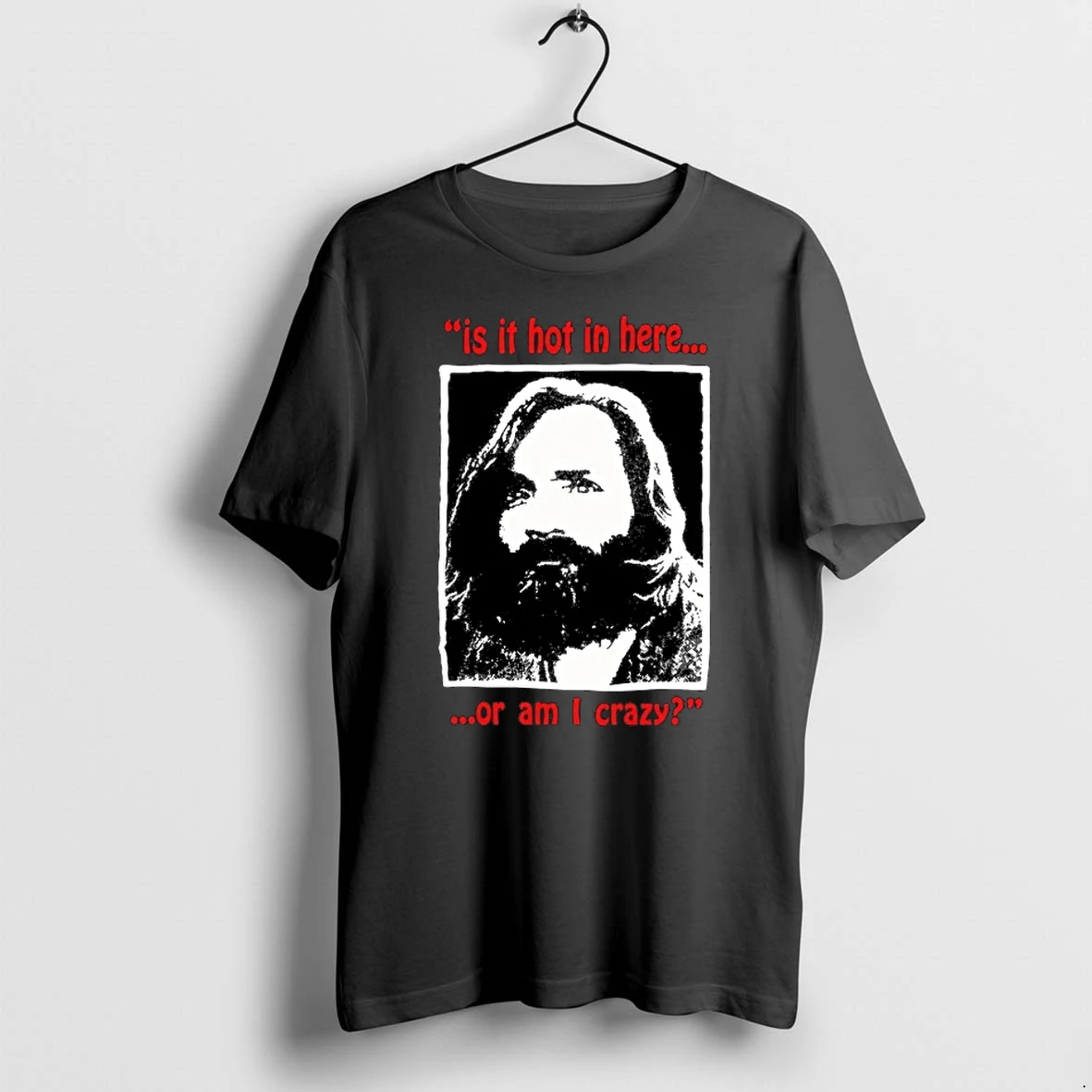 Charles Manson Is It Hot In Here Or Am I Crazy 0 Tshirts Sweater Hoodie