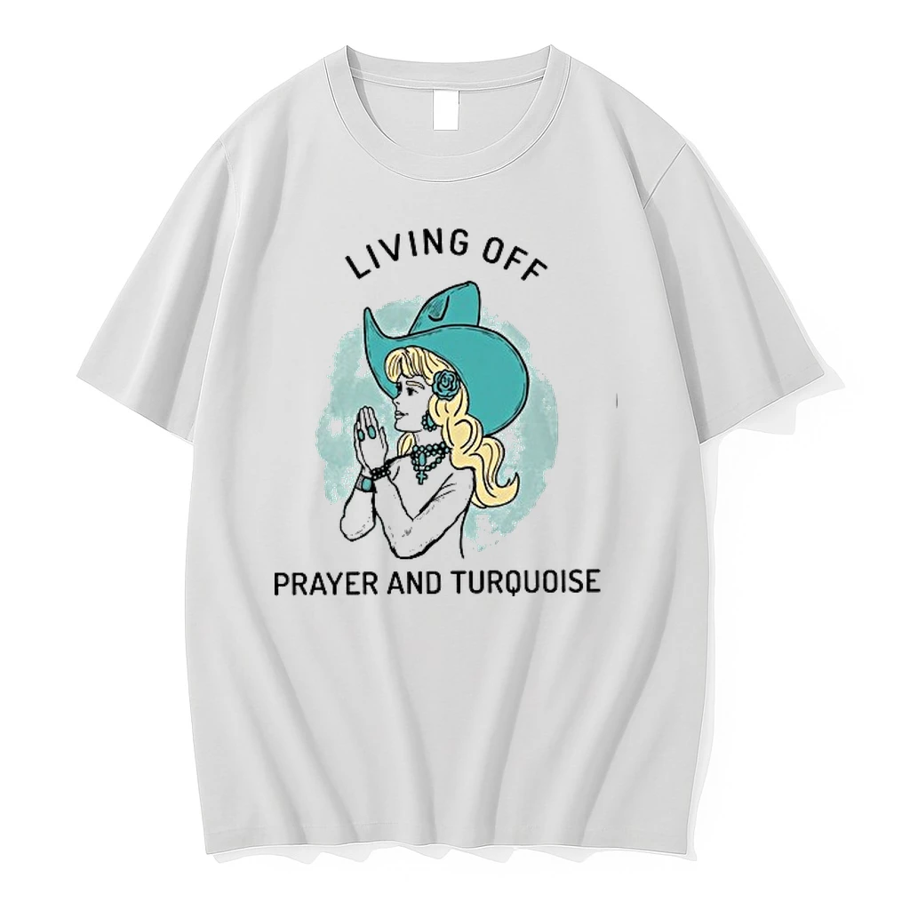 Girl Living Off Prayer And Turquoise 0 Tshirts Sweater Hoodie