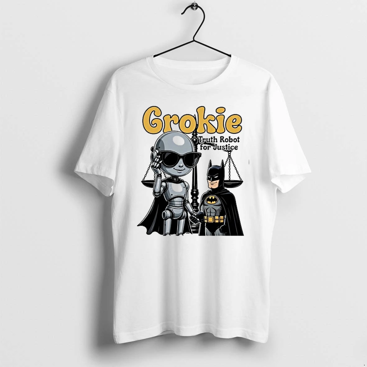 Grokie Batman Truth Robot For Justice 0 Tshirts Sweater Hoodie