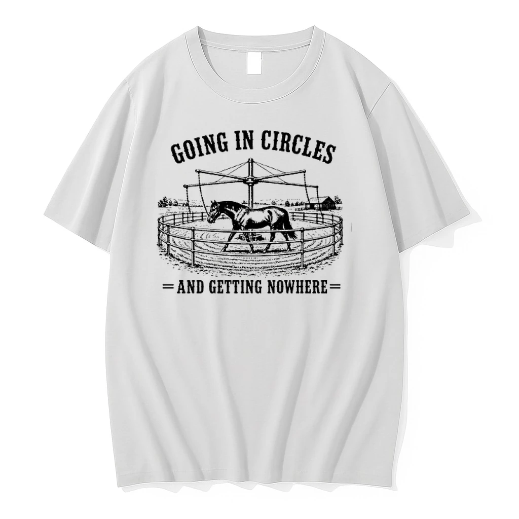 Horse Going In Circles And Getting Nowhere 0 Tshirts Sweater Hoodie