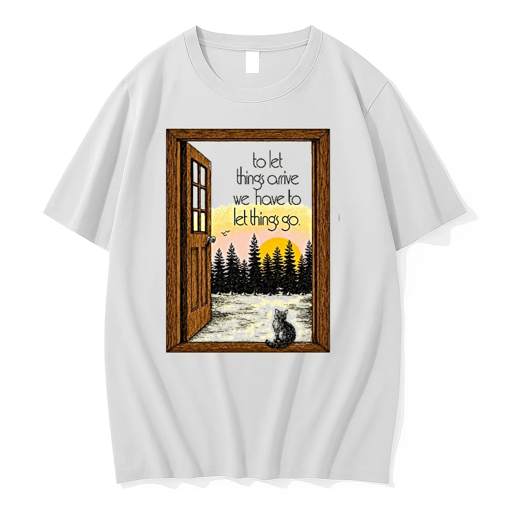 Sunset Landscape To Let Things Arrive We Have To Let Things Go 0 Tshirts Sweater Hoodie
