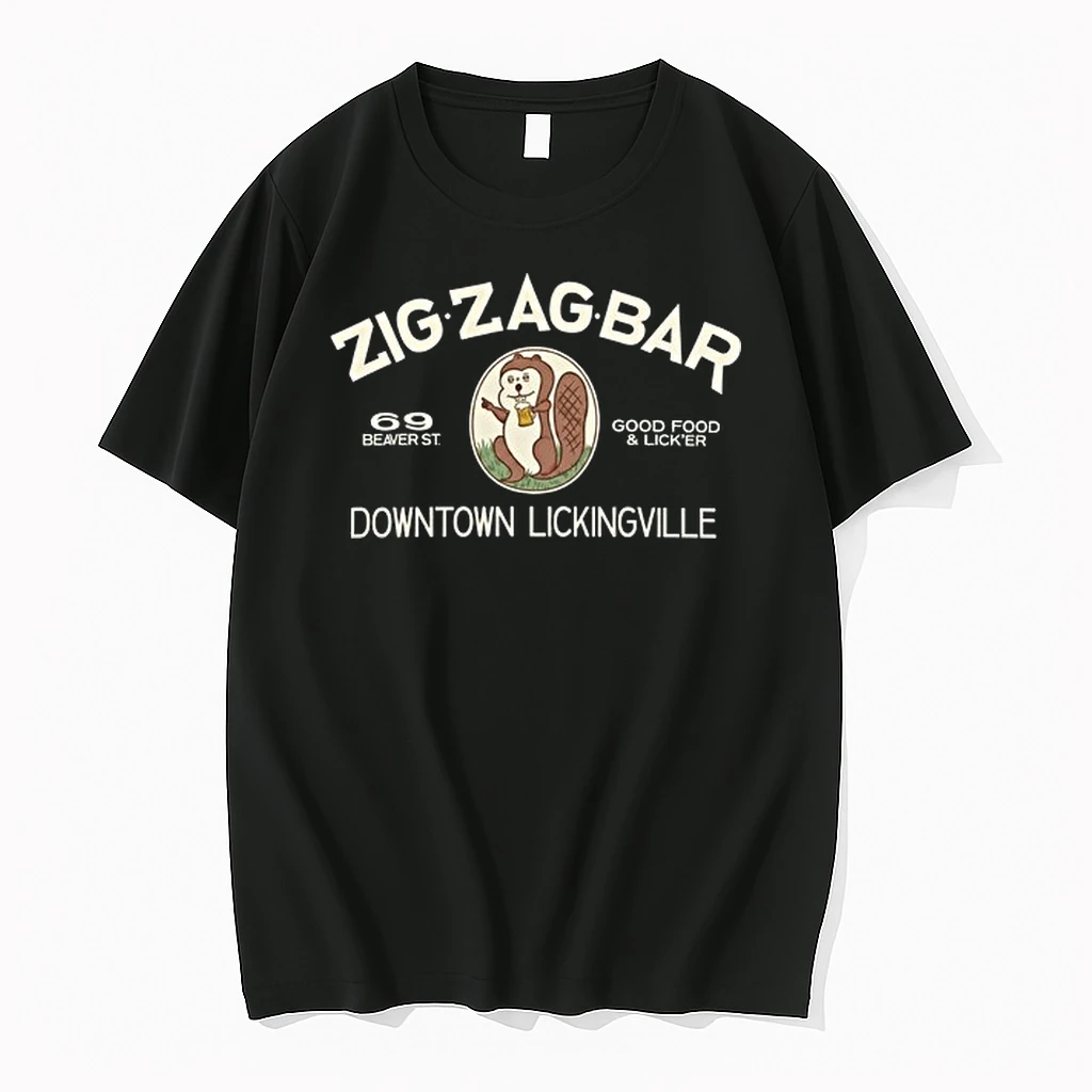 Zig Zag Bar Good Food And Licker Downtown Lickingville Pa 0 Tshirts Sweater Hoodie