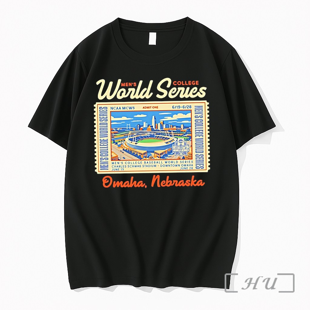 Officials 2026 Mens College World Series Omaha Nebraska Premium T Shirts Sweater Hoodie