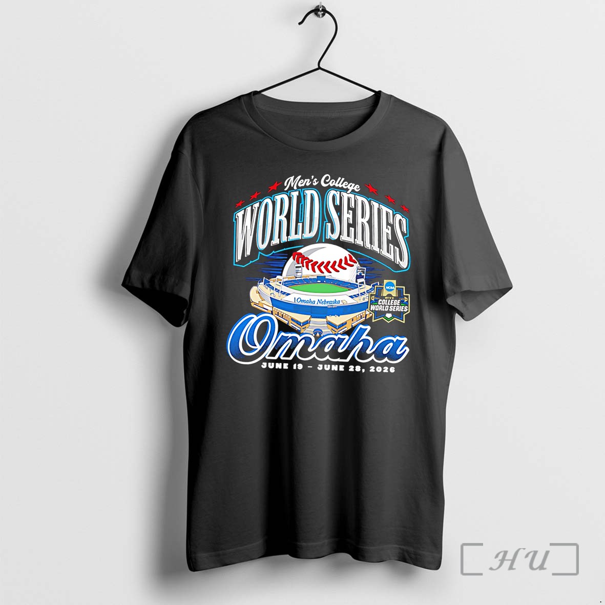 Officials 2026 Mens College World Series Stadium Omaha Tee Premium T Shirts Sweater Hoodie