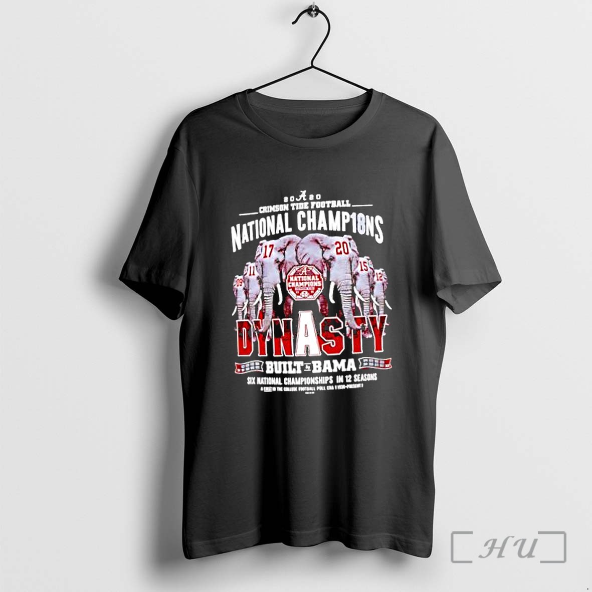 Officials Alabama Crimson Tide Ncaa 2020 National Champions Dynasty Six Championships Premium T Shirts Sweater Hoodie