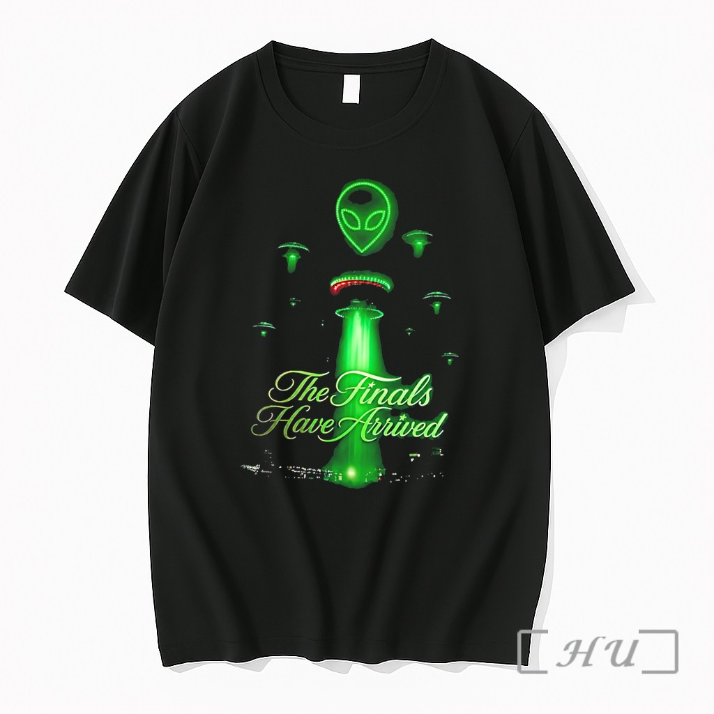 Officials Alien And Ufo The Finals Have Arrived Graphic Tee Premium T Shirts Sweater Hoodie