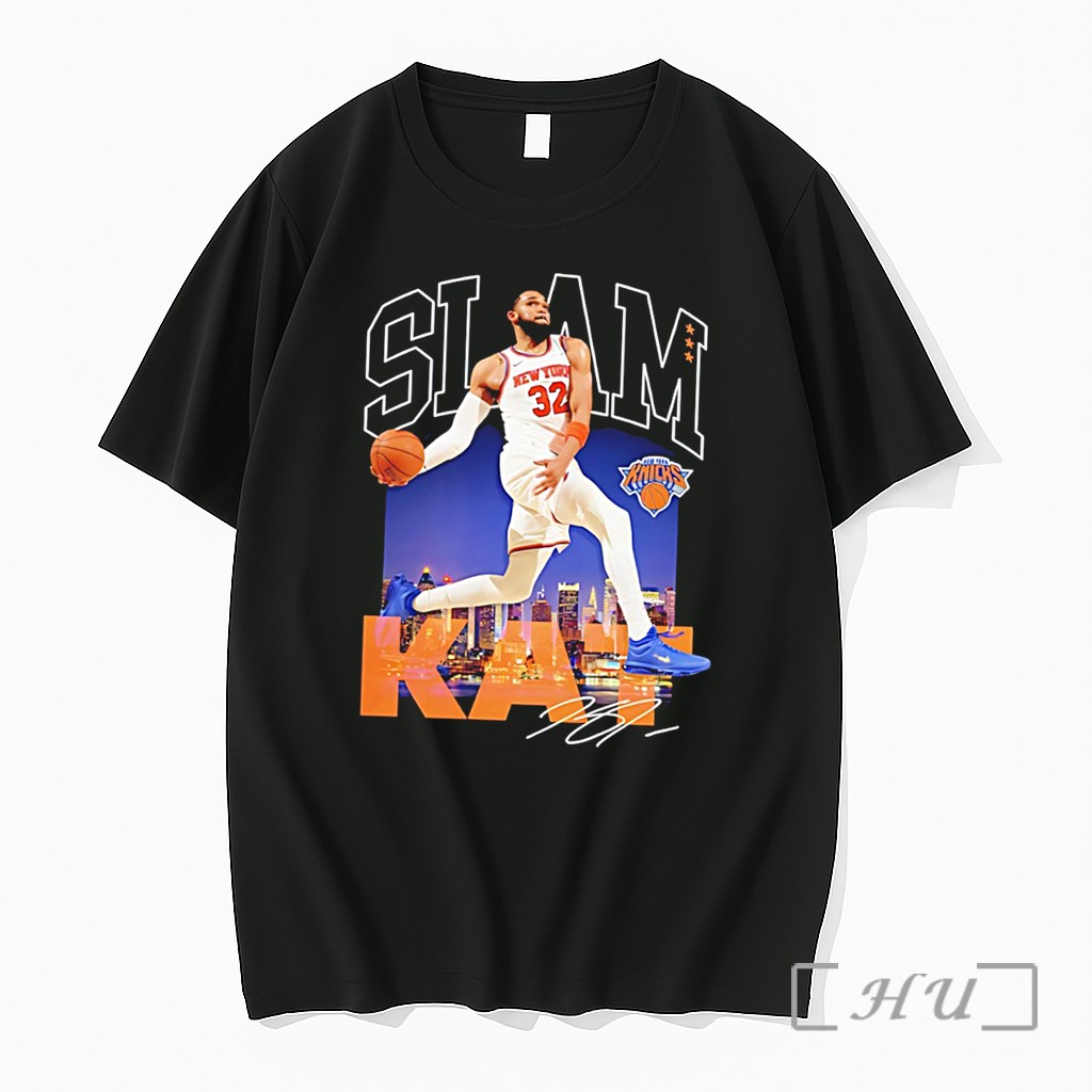 Officials Anthony Towns New York Knicks Karl Slam Skyline Signature Tee Premium T Shirts Sweater Hoodie