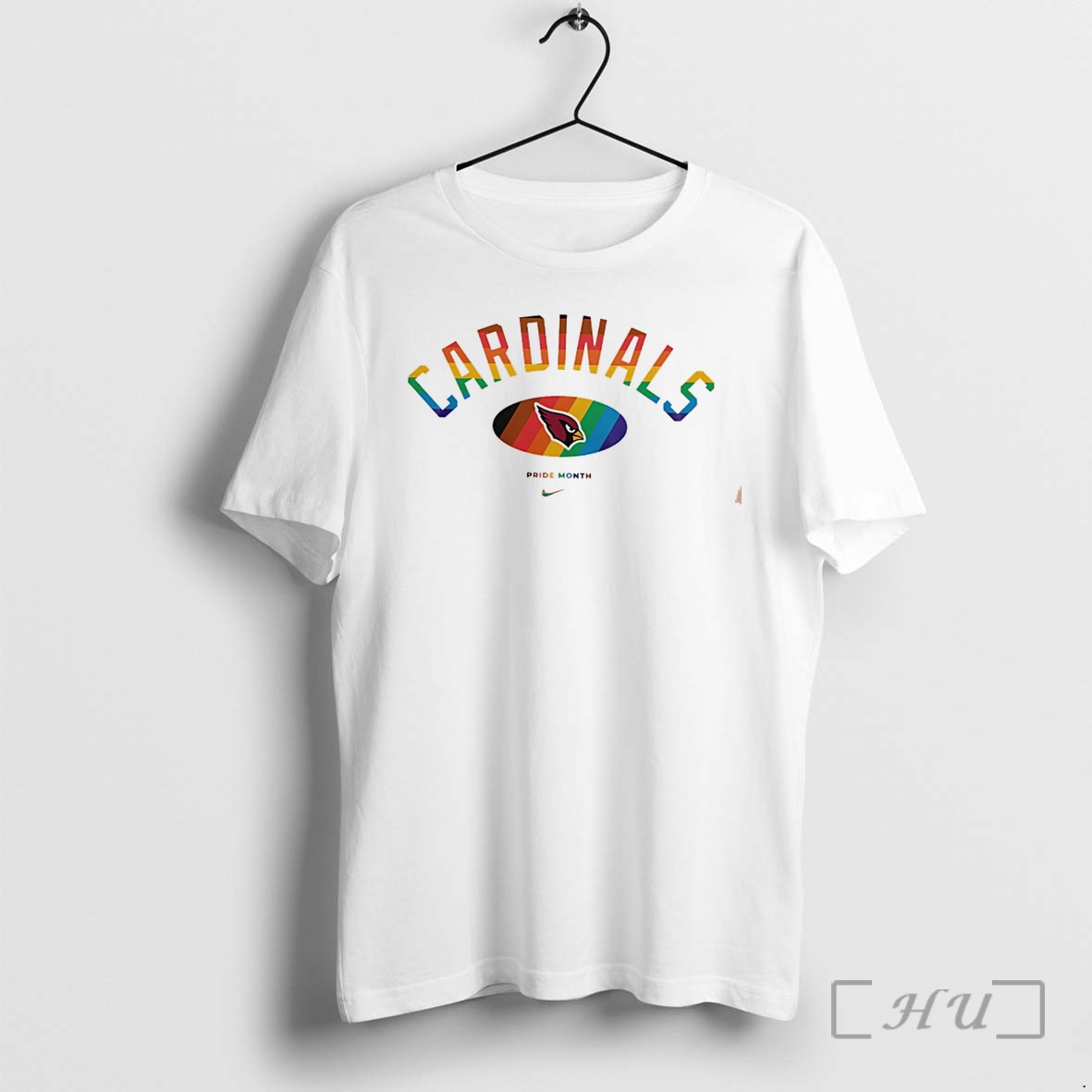 Officials Arizona Cardinals Pride Month Rainbow Logo Tee Premium T Shirts Sweater Hoodie