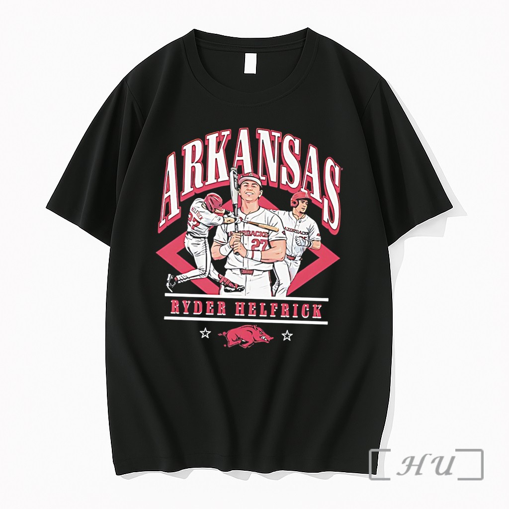 Officials Arkansas Razorbacks Ryder Helfrick Vintage Tee Premium T Shirts Sweater Hoodie