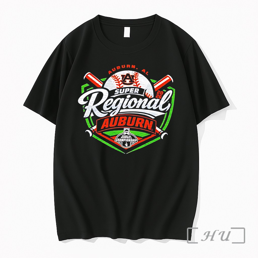 Officials Auburn Baseball Super Regionals Logo Tee Premium T Shirts Sweater Hoodie