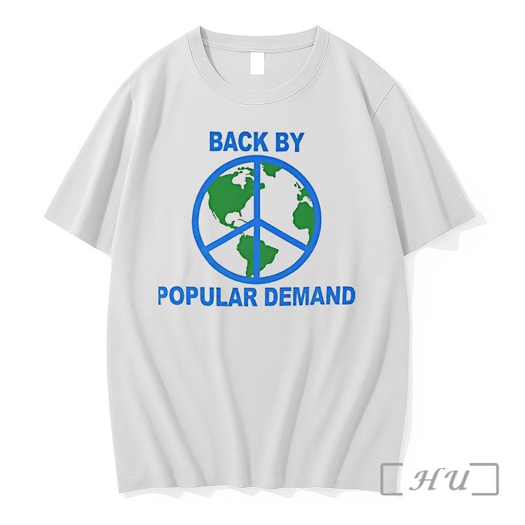 Officials Back By Popular Demand Earth Peace Sign Premium T Shirts Sweater Hoodie