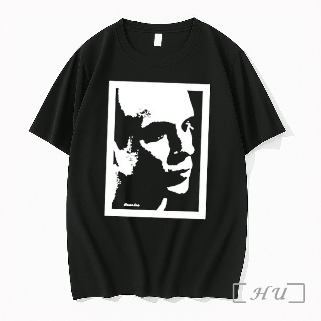 Officials Brian Eno Music Artist Portrait High Contrast Silhouette Minimalist Music Premium T Shirts Sweater Hoodie