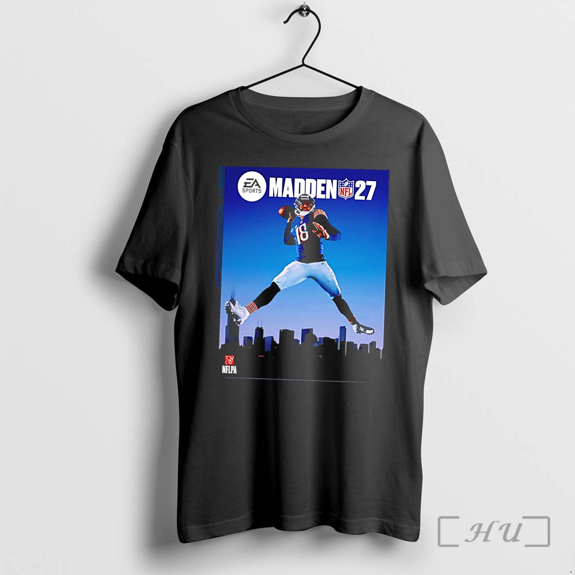 Officials Caleb Williams Chicago Bears Nfl Madden 27 Skyline Tee Premium T Shirts Sweater Hoodie