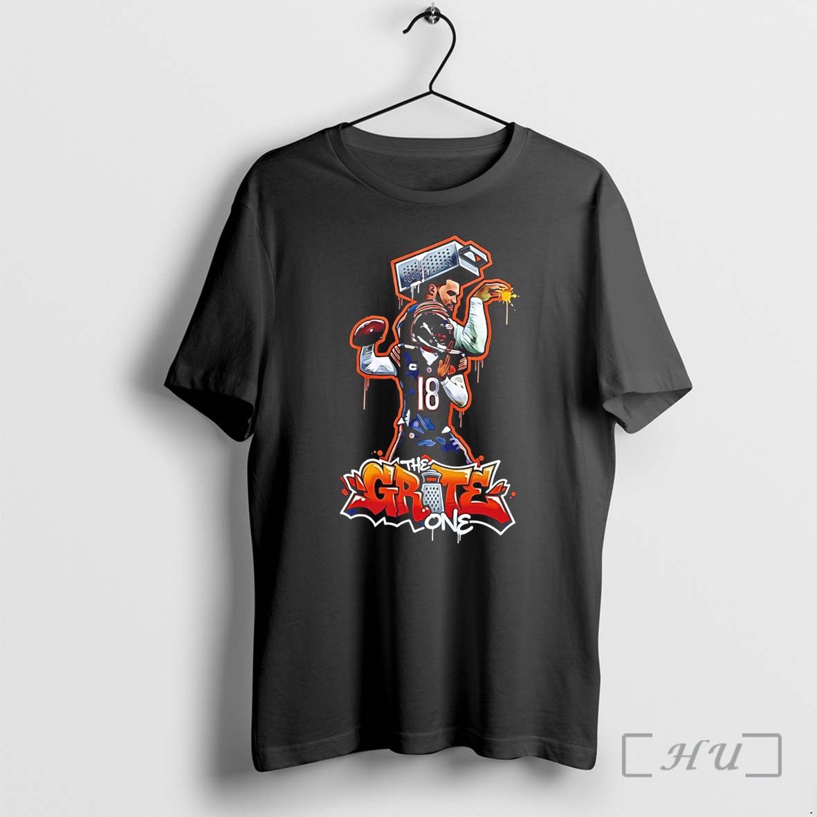 Officials Caleb Williams Chicago Bears The Grite One Paint Tee Premium T Shirts Sweater Hoodie