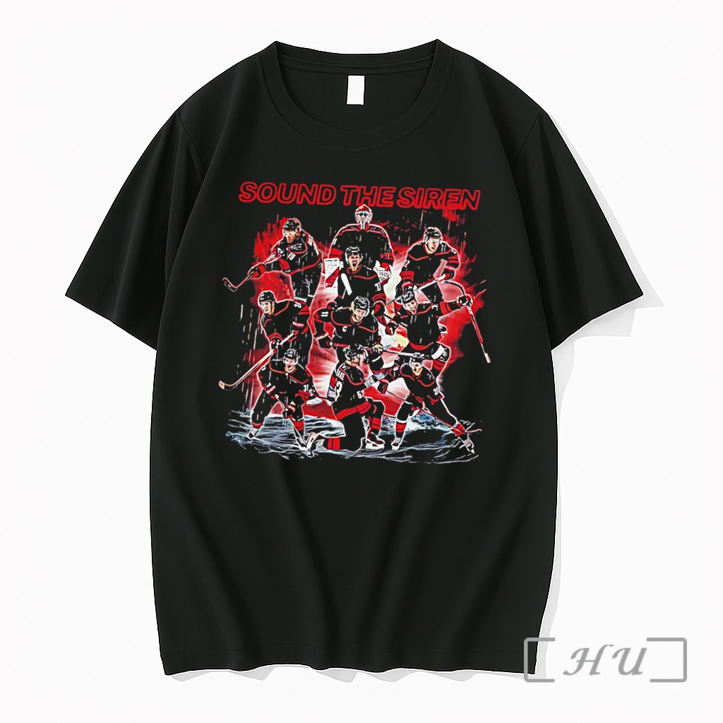 Officials Carolina Hockey Sound The Siren Collage Tee Premium T Shirts Sweater Hoodie