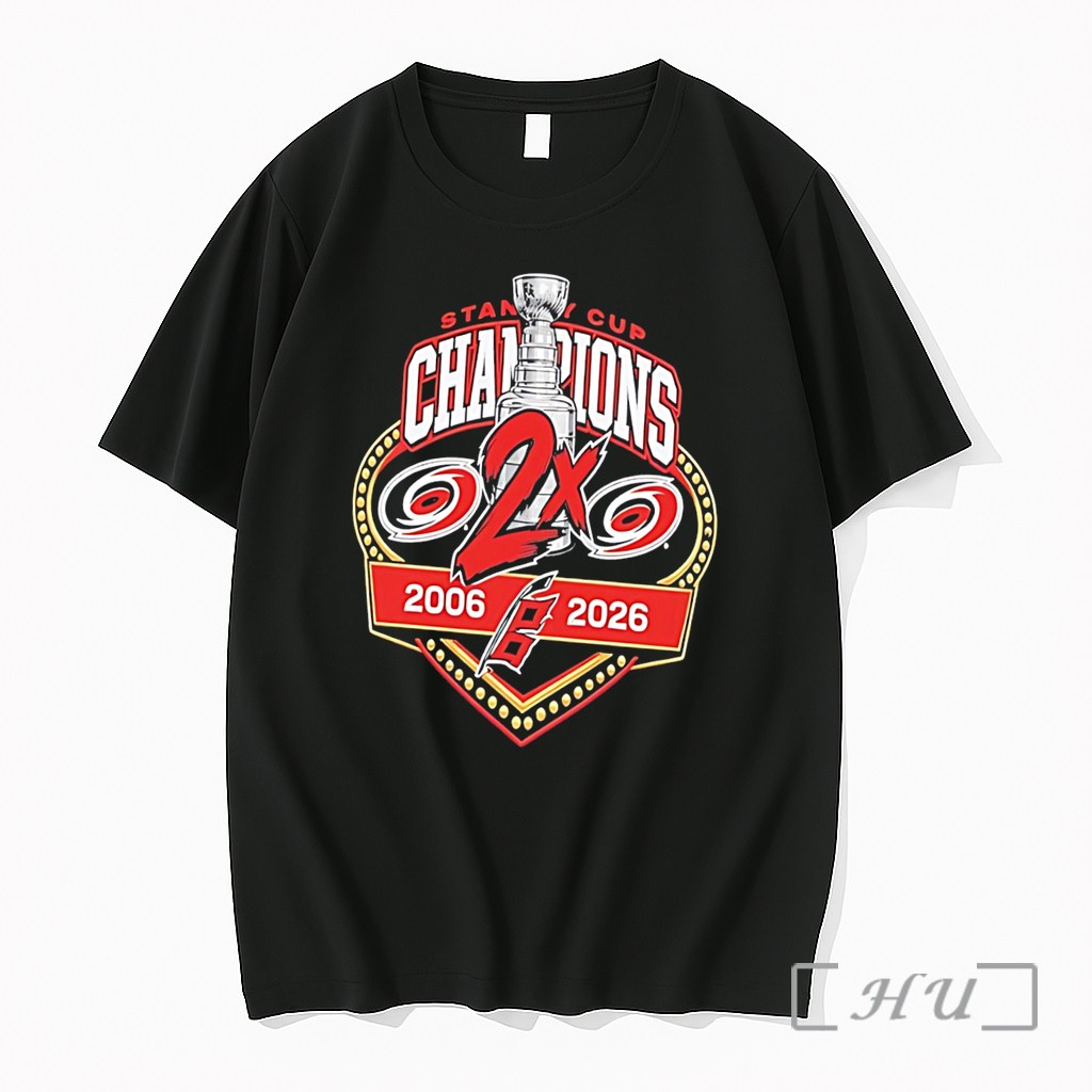 Officials Carolina Hurricanes 2x Stanley Cup Champions 2006 2026 Victory Tee Premium T Shirts Sweater Hoodie