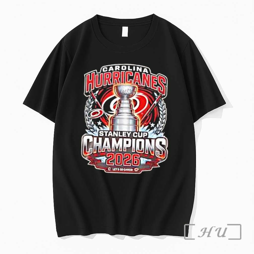Officials Carolina Hurricanes Stanley Cup Champions 2026 Premium T Shirts Sweater Hoodie