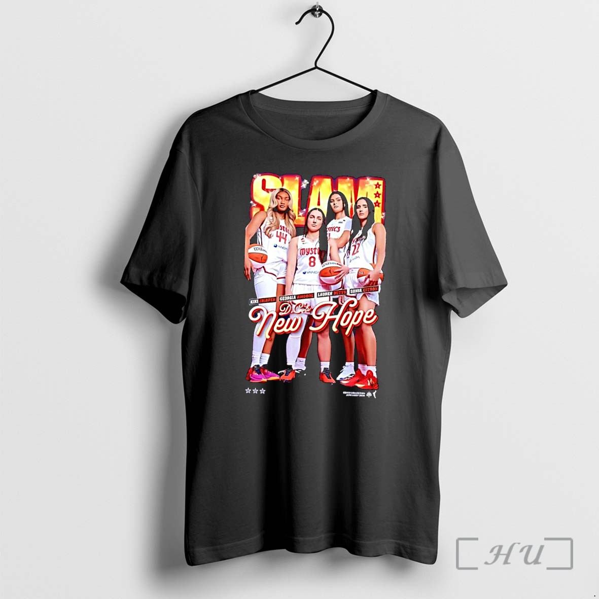Officials Cover Collection June July 2026 Kiki Iriafen Georgia Amoore Lauren Betts Sonia Citron Mystics Black Premium T Shirts Sweater Hoodie