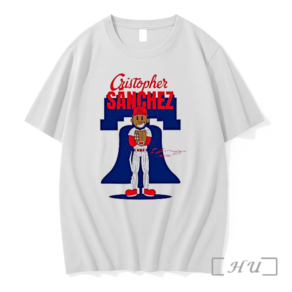Officials Cristopher Sanchez Philadelphia Phillies Mlb Cristopher Sanchez Premium T Shirts Sweater Hoodie