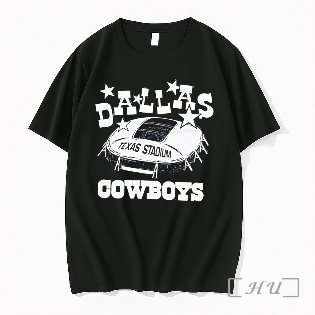 Officials Dallas Cowboys Apparel Texas Stadium Black Premium T Shirts Sweater Hoodie