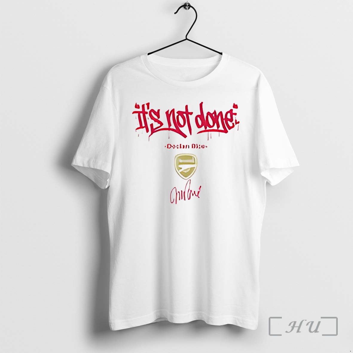 Officials Declan Rice Its Not Done Arsenal Champions 25 26 Signature Premium T Shirts Sweater Hoodie
