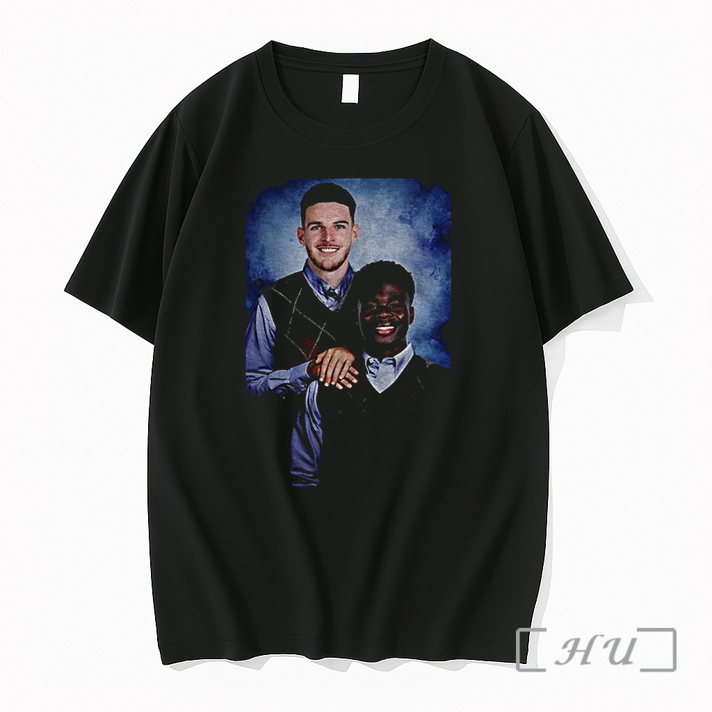 Officials Declan Rice And Bukayo Saka Arsenal England Fc Step Brothers 2026 Premium T Shirts Sweater Hoodie