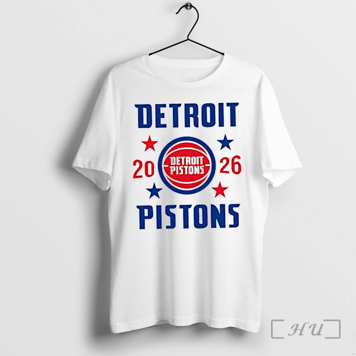 Officials Detroit Pistons Nba 2026 Team Star Logo Premium T Shirts Sweater Hoodie