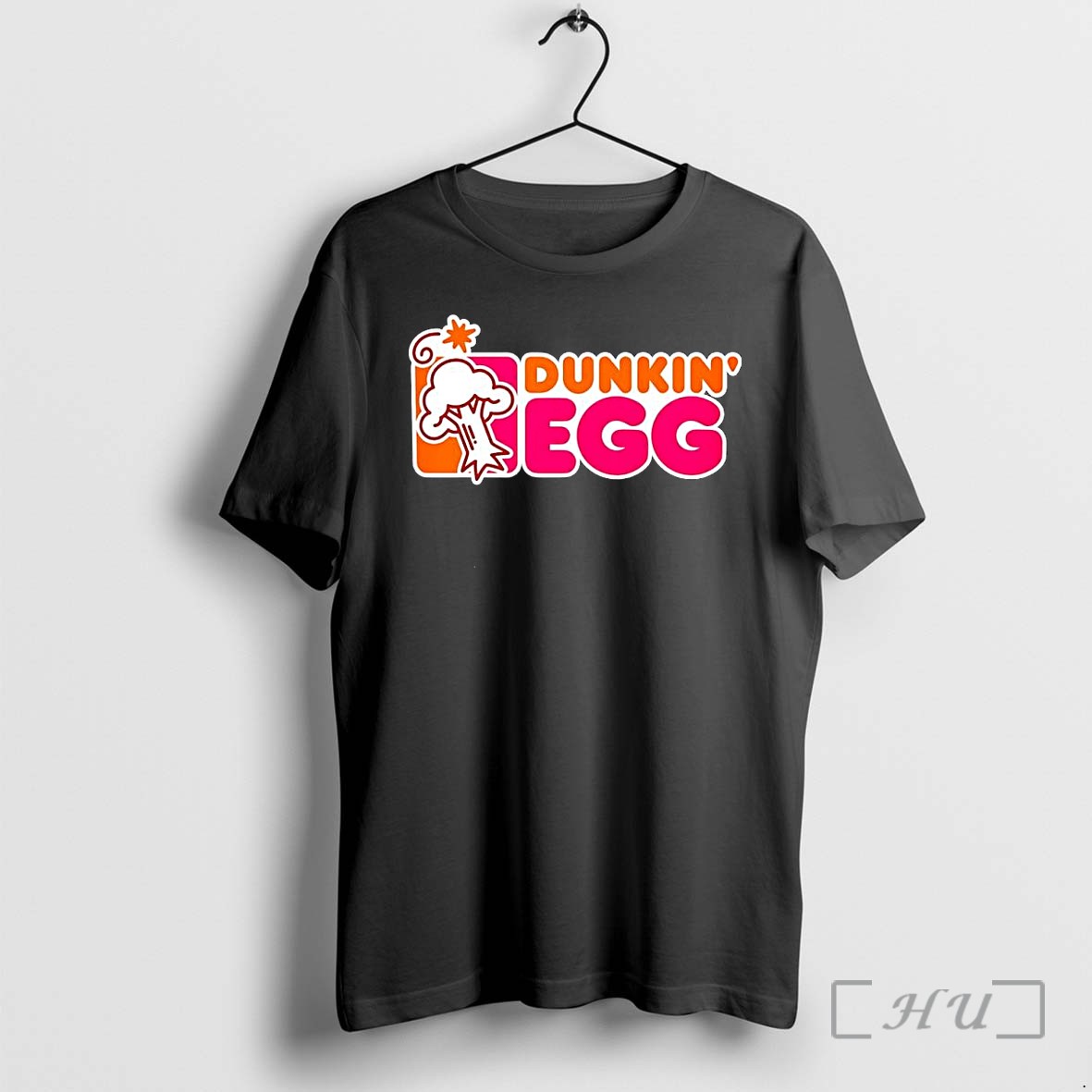 Officials Dunkin Egg Food Parody Logo Humor Premium T Shirts Sweater Hoodie