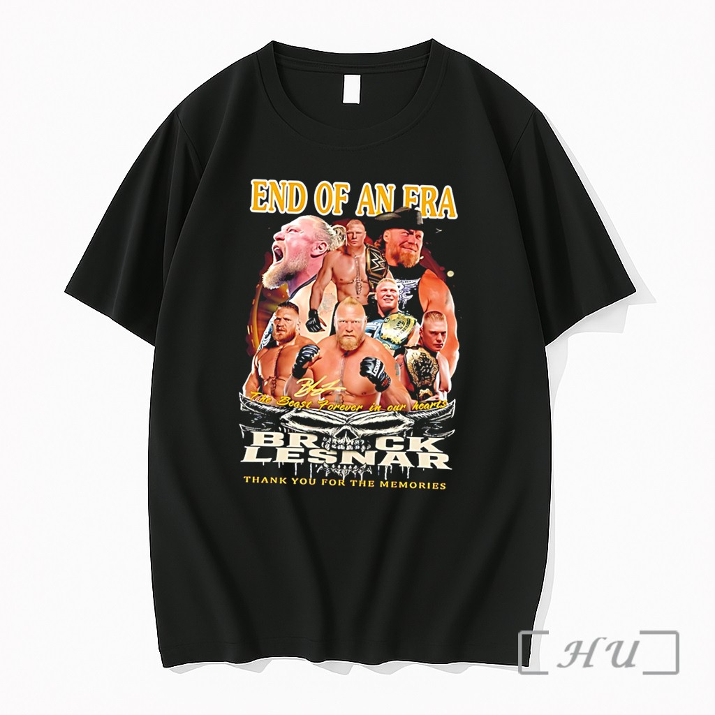 Officials End Of An Era Brock Lesnar Thank You For The Memories Tee Premium T Shirts Sweater Hoodie