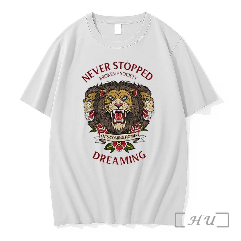 Officials England Three Lions It Is Coming Home Never Stopped Dreaming Broken Society Premium T Shirts Sweater Hoodie