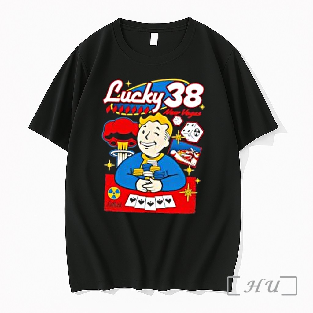 Officials Fallout Lucky 38 Casino New Vegas Premium T Shirts Sweater Hoodie