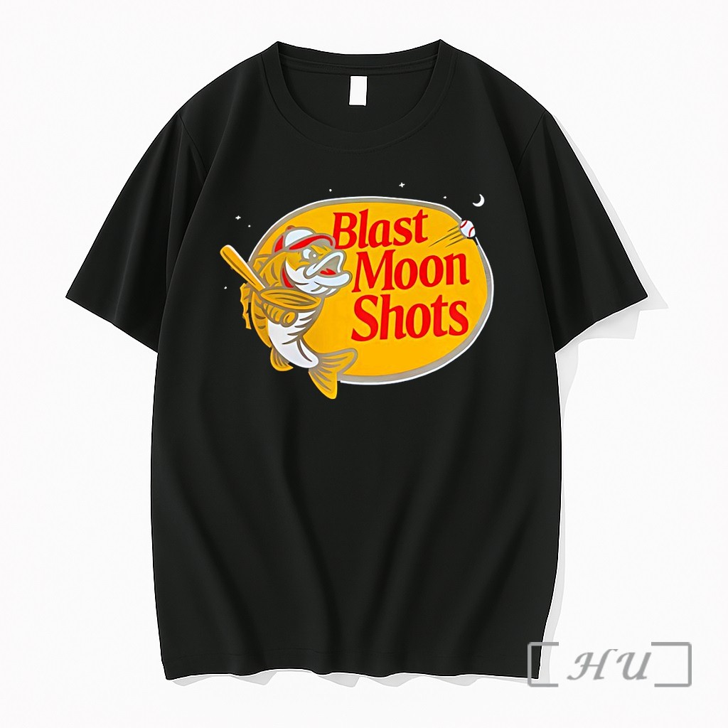 Officials Fish Baseball Parody Design Blast Moon Shots Roto Wear Apparel Sport Fan Premium T Shirts Sweater Hoodie