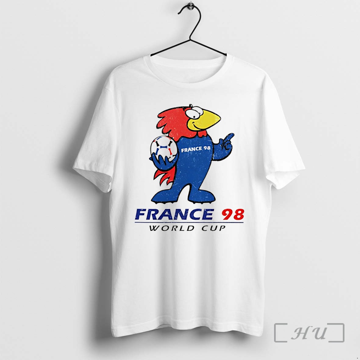 Officials Footix Soccer Mascot Mascot France 98 World Cup 2026 Premium T Shirts Sweater Hoodie