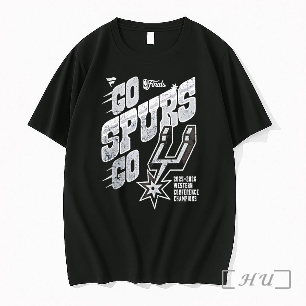 Officials Go Spurs Go 2025 2026 Nba Western Conference Champions San Antonio Spurs Premium T Shirts Sweater Hoodie