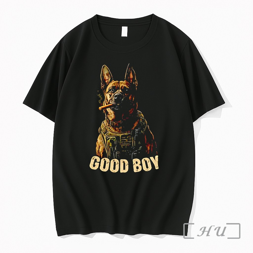 Officials Good Boy K9 German Shepherd Tactical Military Patrol Hero Dog Cigar Premium T Shirts Sweater Hoodie