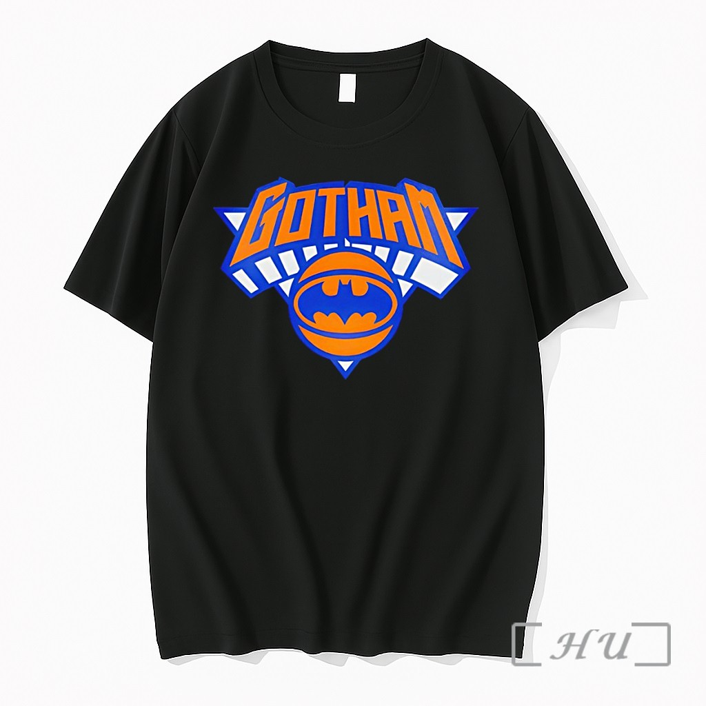 Officials Gotham Batman New York Knicks Basketball Dc Comics Parody Logo Premium T Shirts Sweater Hoodie