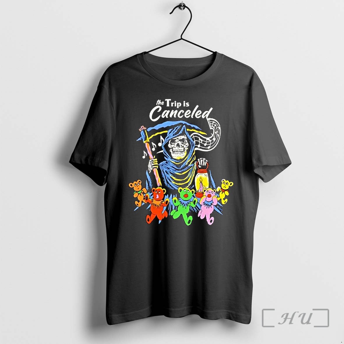 Officials Grim Reaper X Grateful Dead The Trip Is Cancelled Premium T Shirts Sweater Hoodie