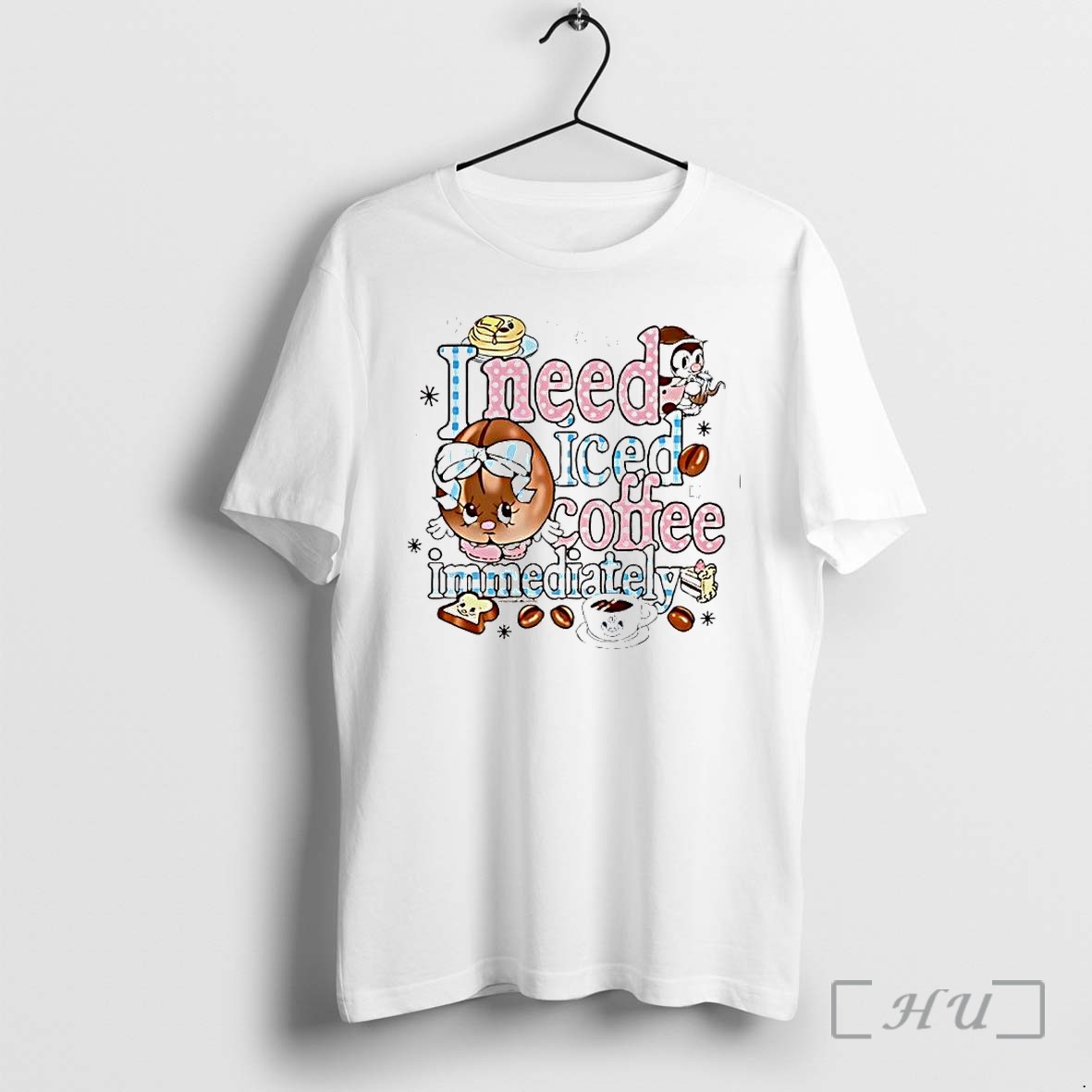 Officials I Need Iced Coffee Immediately Coffee Pancakes Premium T Shirts Sweater Hoodie