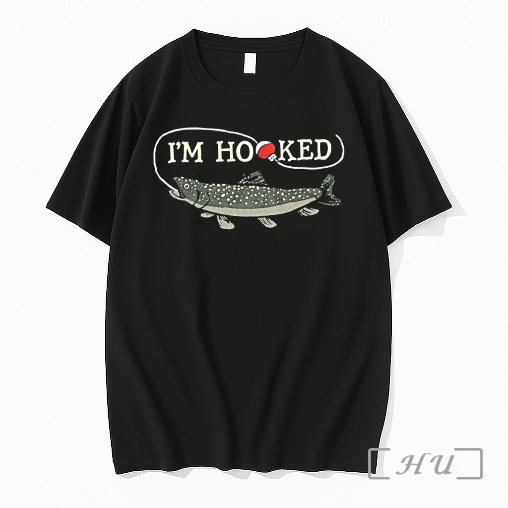 Officials Im Hooked Salmon Fishing Premium T Shirts Sweater Hoodie